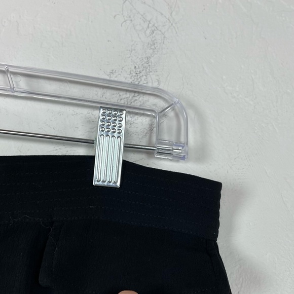 Artelier Nicole Miller Dress‎ Pants Knit Crepe Solid Black Ankle Straight - Picture 4 of 10